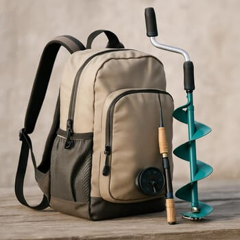 Лёгкий рюкзак и компактные санки для короткой разведки