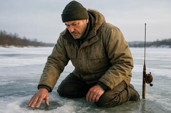 Карта с отмеченными маршрутами зимних выездов за сезон